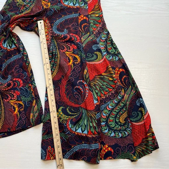 Anthropologie Ett:twa Takutea Wide Leg Pants Womens 8 High Waist Ankle Length - Picture 4 of 16